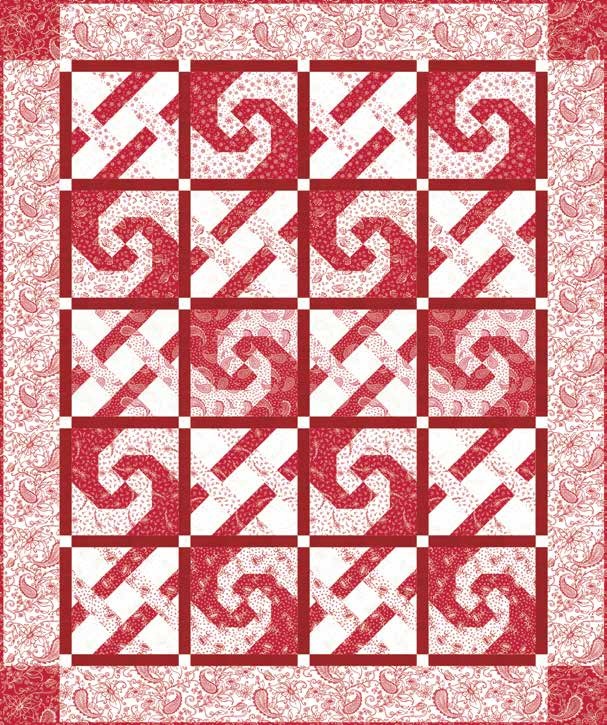 Scarlet Romance Quilt 1