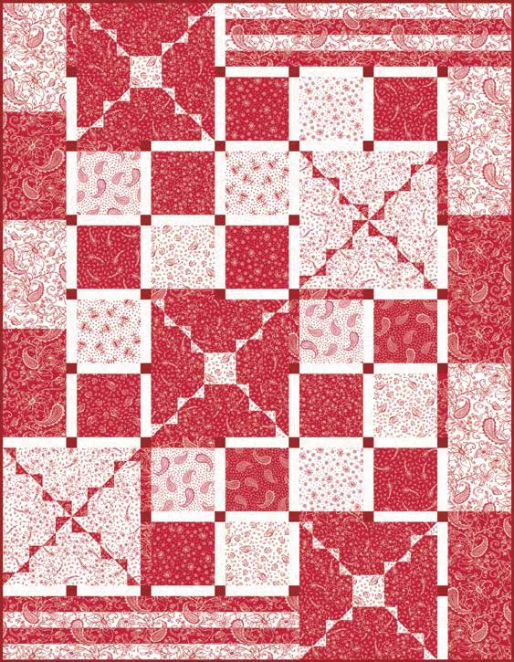 Scarlet Romance Quilt 2