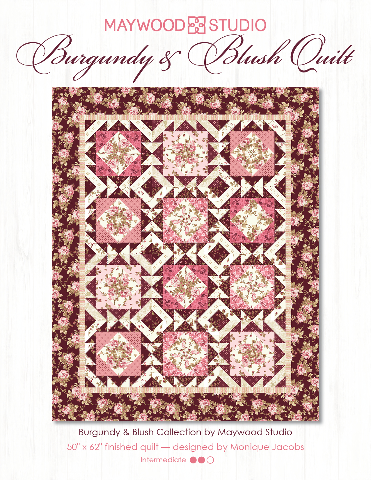 Burgundy & Blush Quilt