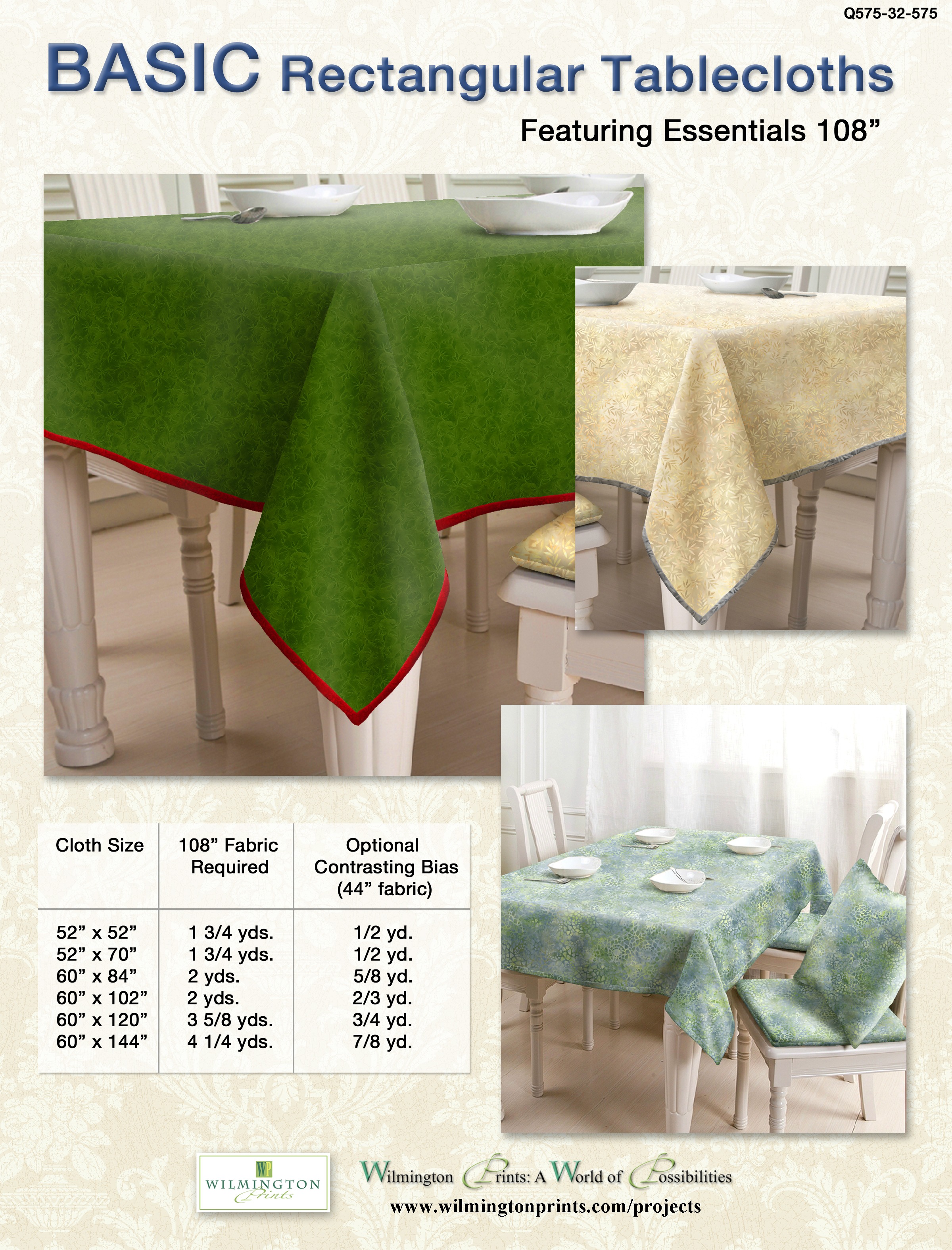 Basic Rectangular Tablecloth